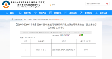 (图源:西安市公共资源交易中心)